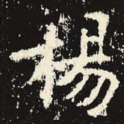 杨书法图片