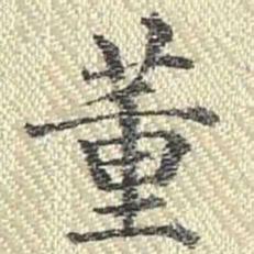 董诰董书法图片