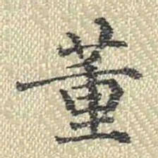 董诰董书法图片