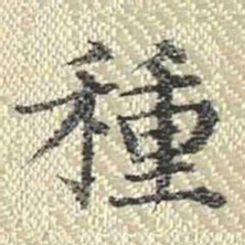 董诰种书法图片
