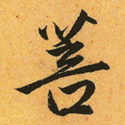 赵孟頫菩书法图片