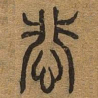 悲书法图片