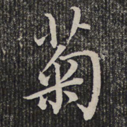 杜甫菊书法图片