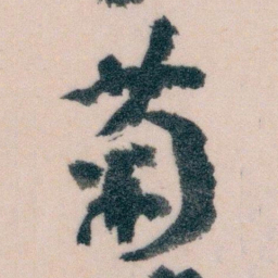 王蘧常菊书法图片