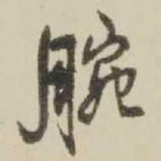 王铎腕书法图片