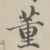 董诰董书法图片