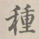 董诰种书法图片