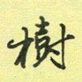 戴晨树书法图片