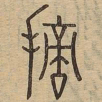 摘书法图片