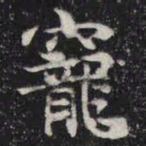 宠书法图片