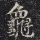 龟书法图片