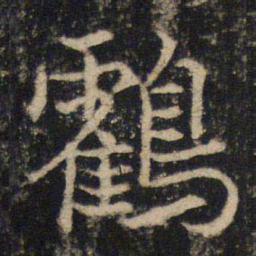 吴通微鹤书法图片