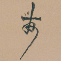金农農书法图片