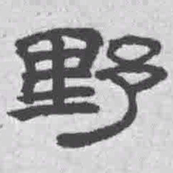 王铎野书法图片