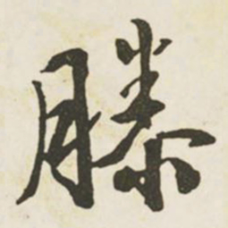 文征明滕书法图片