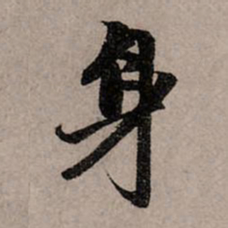 赵孟頫身书法图片