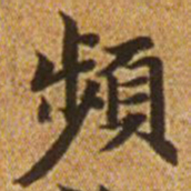 赵孟頫频书法图片