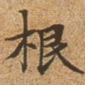 赵孟頫根书法图片