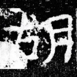 胡书法图片