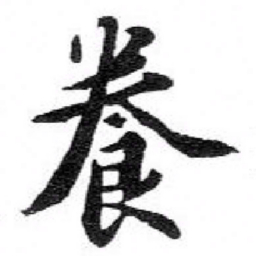 苏轼養书法图片