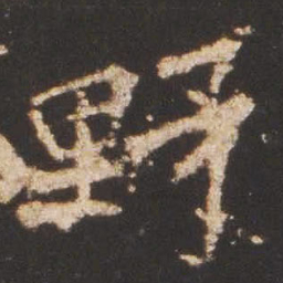 魏碑野书法图片