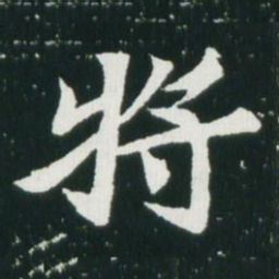 魏碑将书法图片