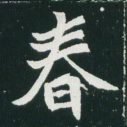 魏碑春书法图片