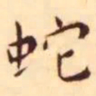 王宠蛇书法图片