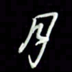 张毅君月书法图片