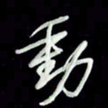 张毅君动书法图片