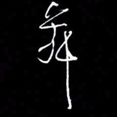 赵玉芬舞书法图片