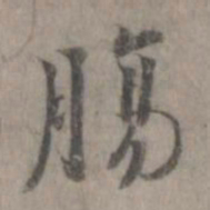 肠书法图片