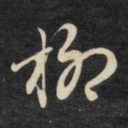 刘统勋柳书法图片