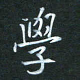 金海东学书法图片