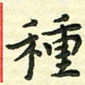 张旗种书法图片