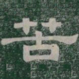 苦书法图片