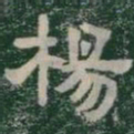 楊书法图片