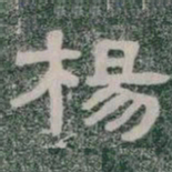 楊书法图片