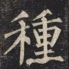 柳公权种书法图片
