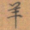 乾隆羊书法图片
