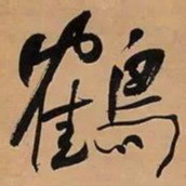何绍基鶴书法图片