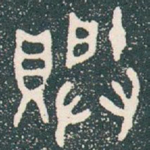 媵书法图片