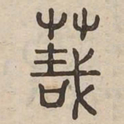 栽书法图片