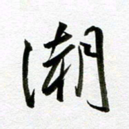 余中元潮书法图片