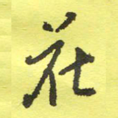 姚玉良花书法图片