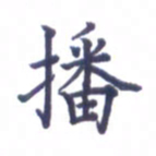 张关勇播书法图片