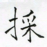 庄婷婷采书法图片