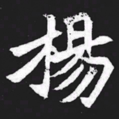 杨书法图片