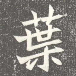 葉书法图片