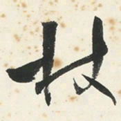 傅濡杖书法图片